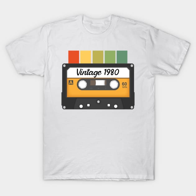 Vintage 1980 T-Shirt by Bernesemountaindogstuff